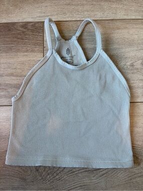 Free People Movement Happiness Runs Tank in Light Grey